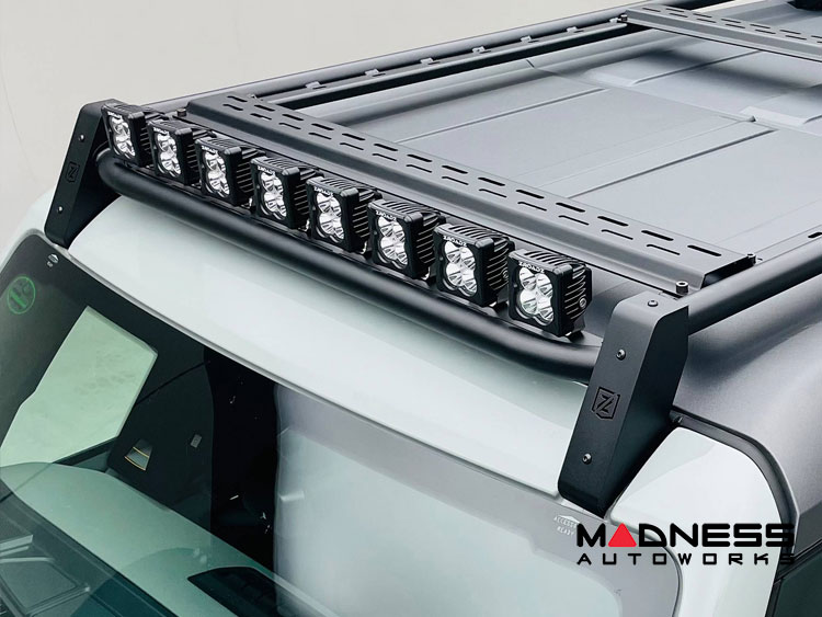 Ford Bronco Roof Rack - ZROADZ - 2 Door - Kit w/ Amber & White LED Pods